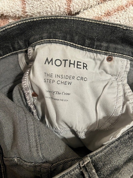 MOTHER Black Washed Distressed Jeans - Picture 6 of 6